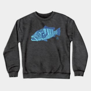 Bluebera Snapper Crewneck Sweatshirt